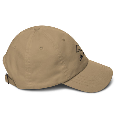 khaki cap on a white background, right view