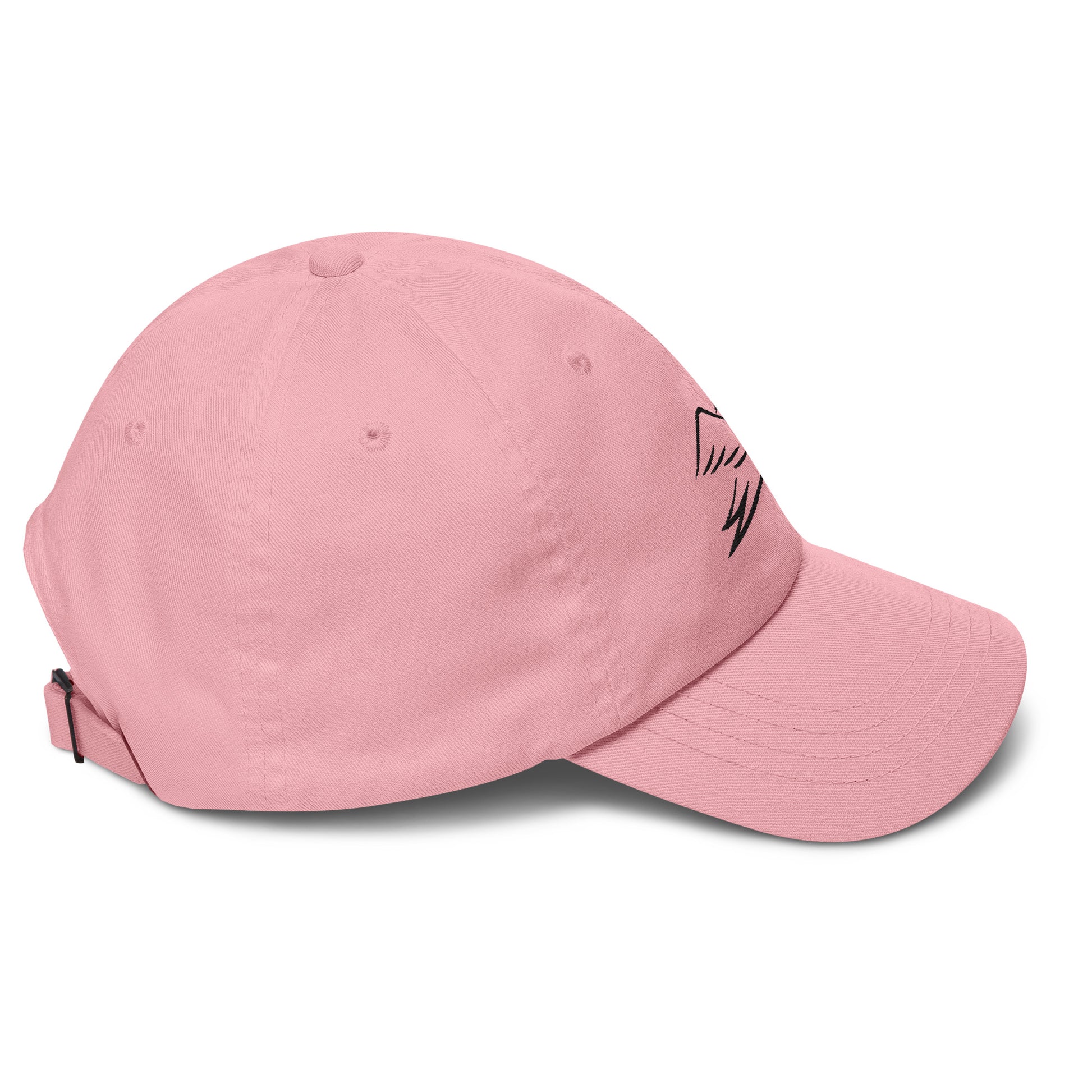 pink cap on a white background, right view