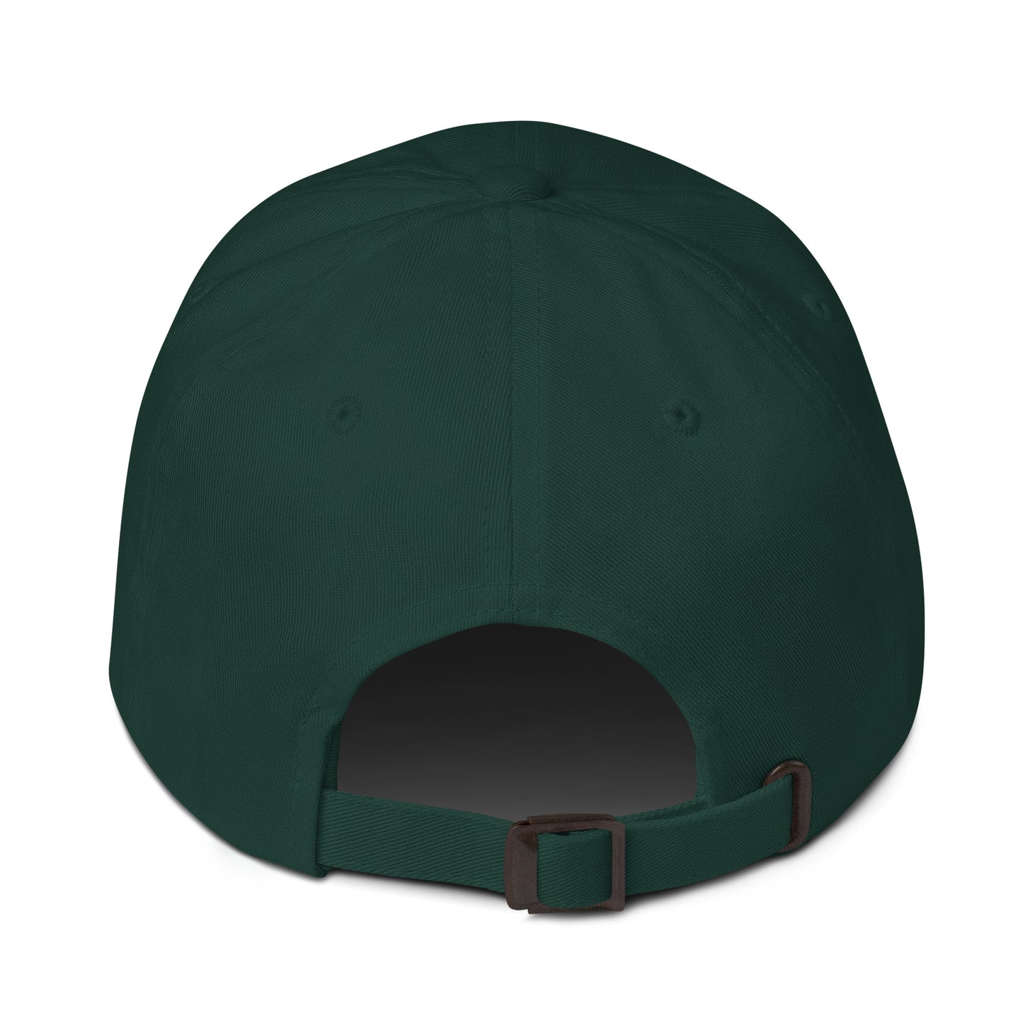 spruce cap on a white background, back view