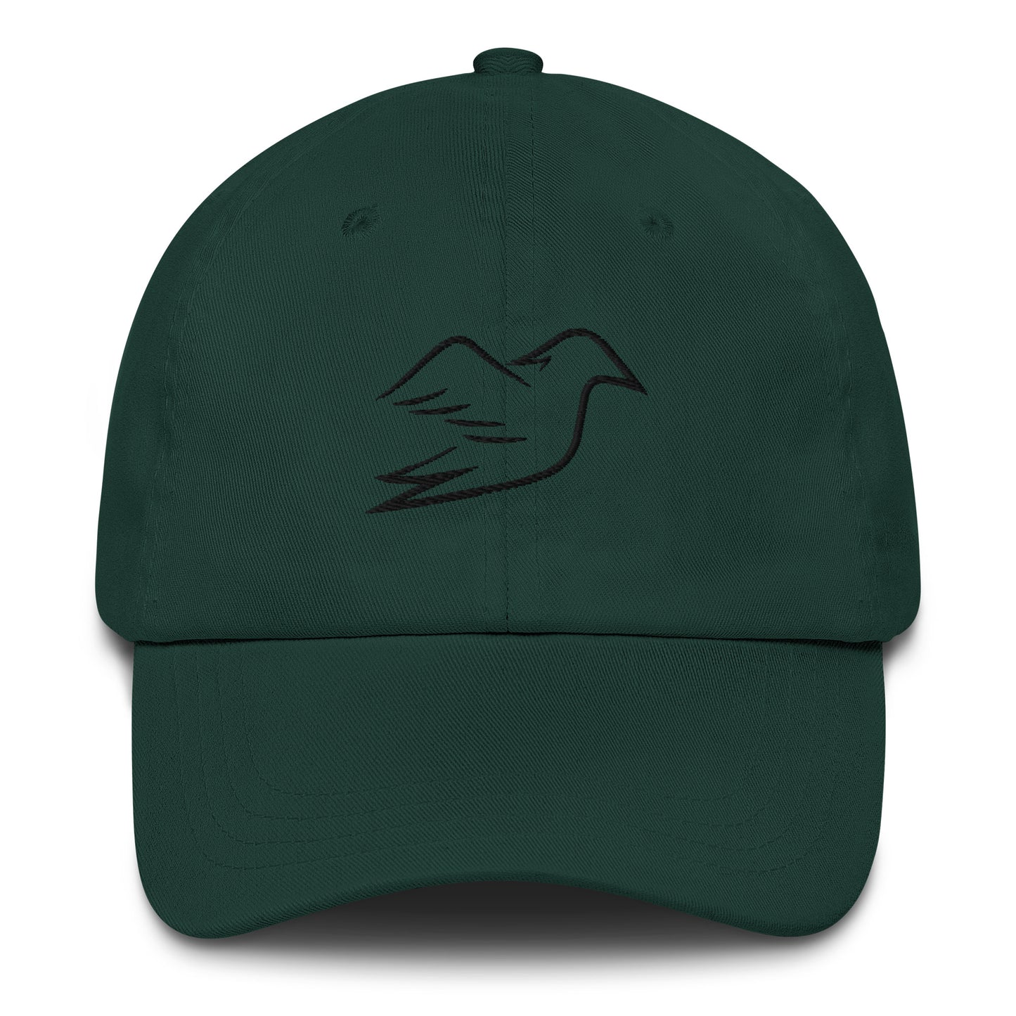 spruce cap on a white background, front view