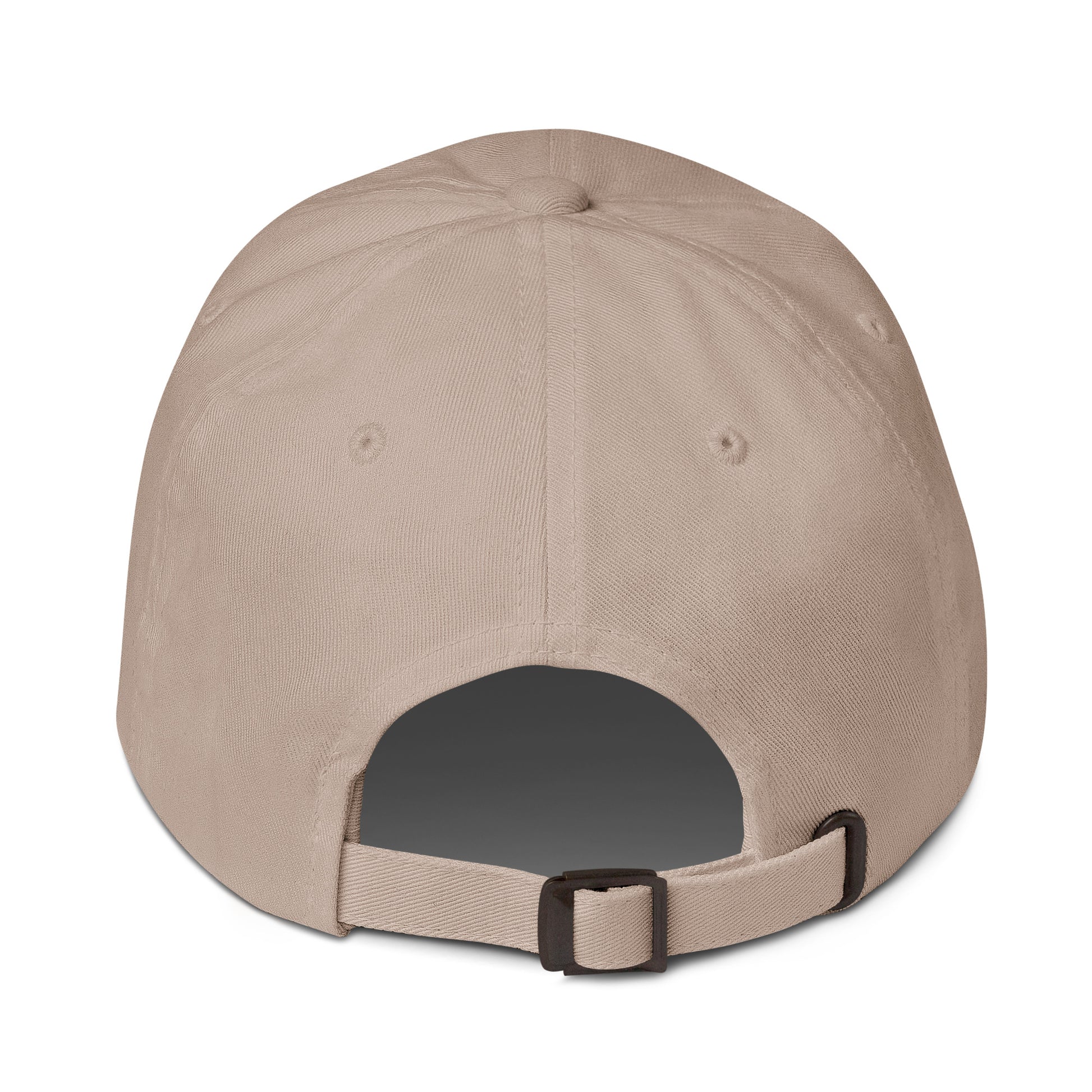 stone cap on a white background, back view
