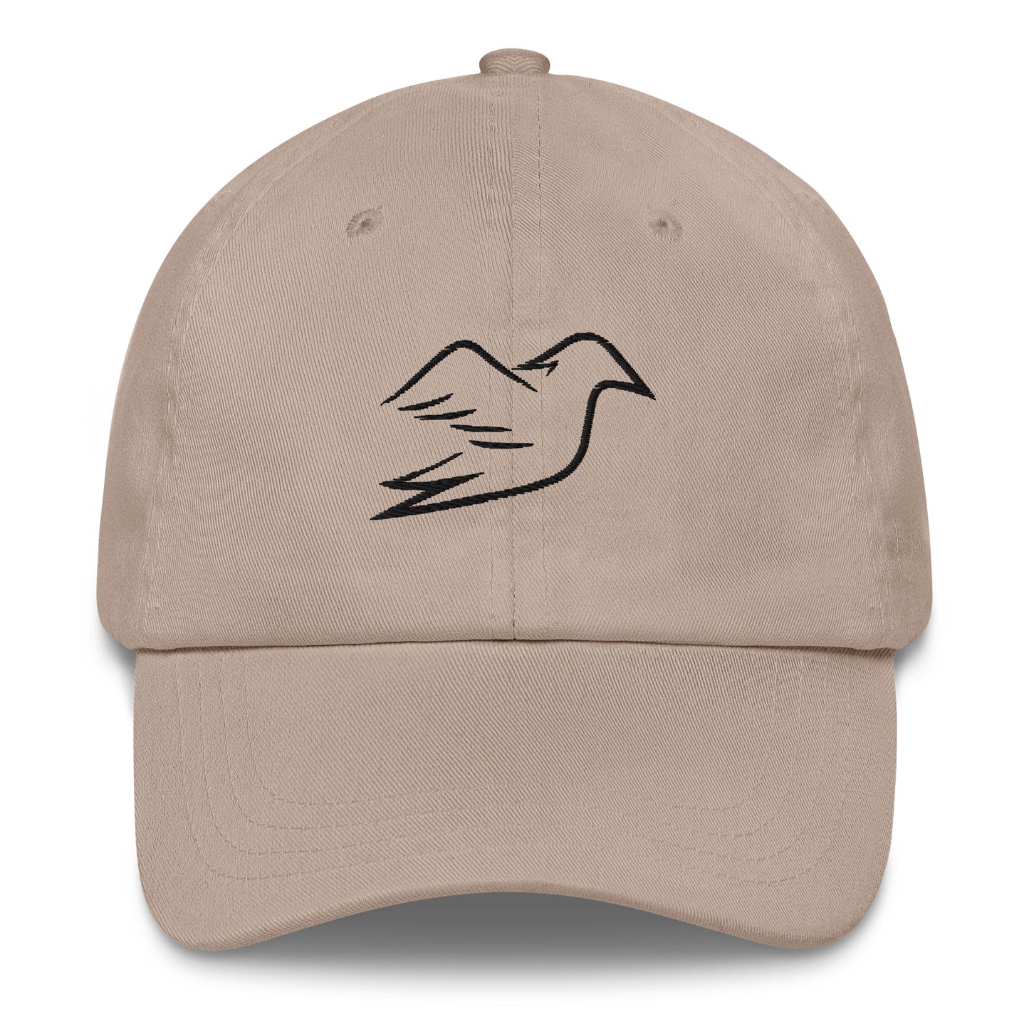 stone cap on a white background, front view