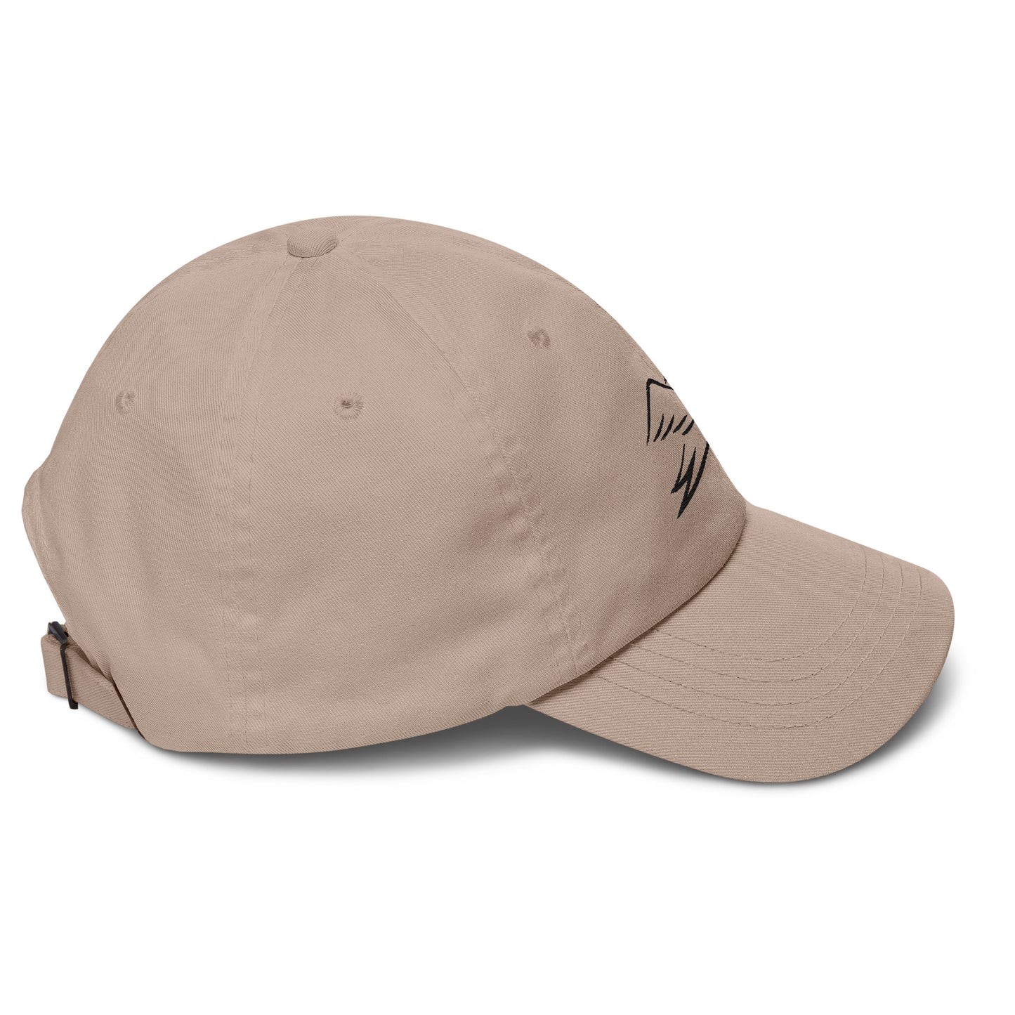 stone cap on a white background, right view