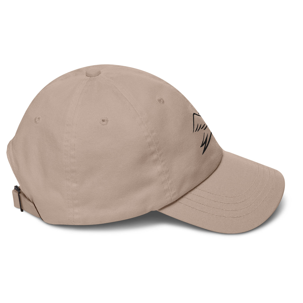 stone cap on a white background, right view