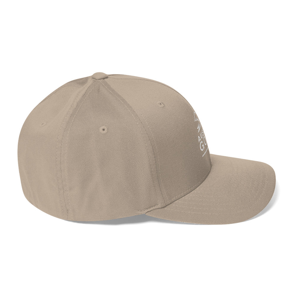 khaki cap on a white background, right view