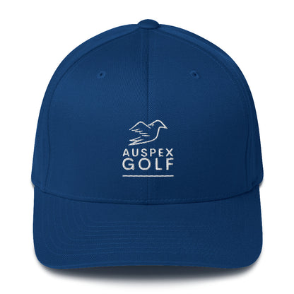 royal blue cap on a white background, front view