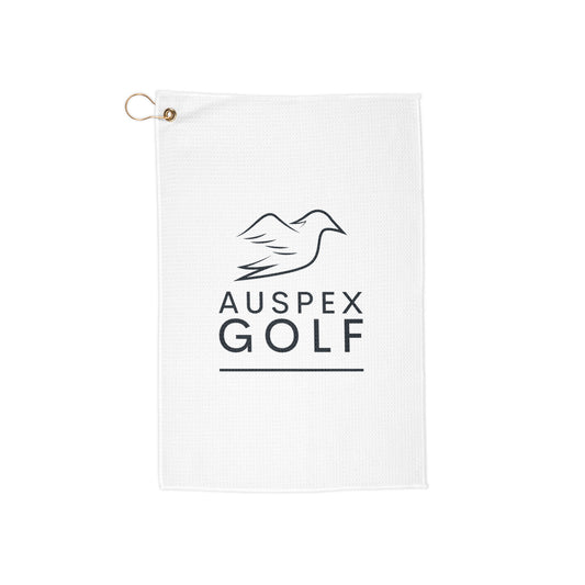 golf towel on a white background, front view